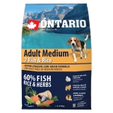 Ontario Dog Adult Medium Fish & Rice - 2,25